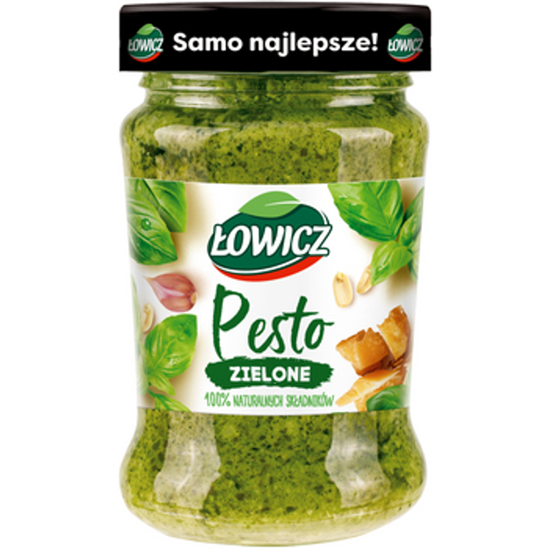 Łowicz Pesto zielone 100% składników 180 g