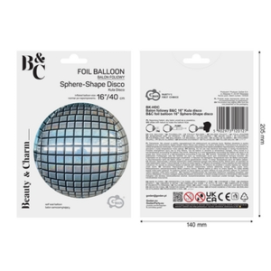 Balon foliowy 16 cali Kula disco