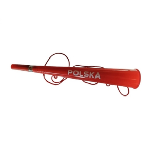 Trąbka na mecz z napisem POLSKA