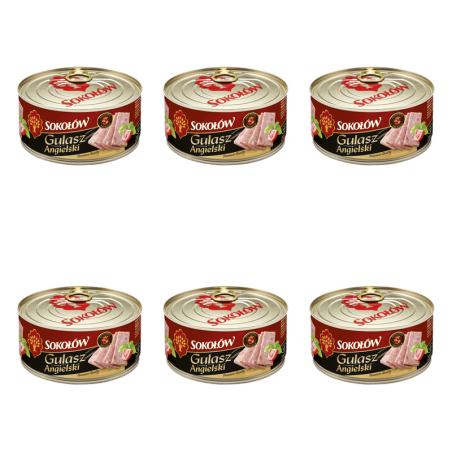 Gulasz angielski premium 300g Sokołów X6