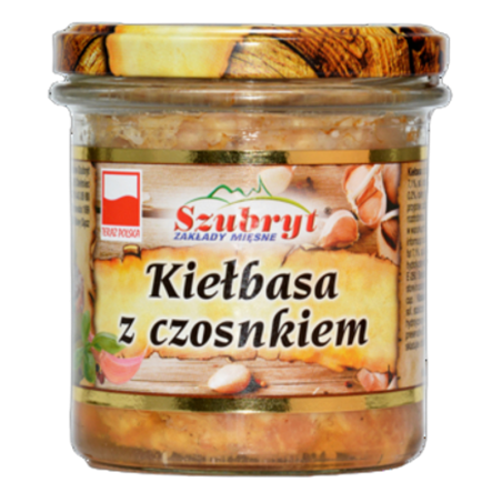 Kiełbasa z czosnkiem Szubryt 300g