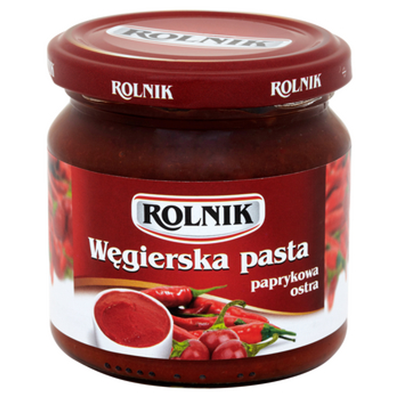 Węgierska pasta paprykowa ostra 200 ml Rolnik