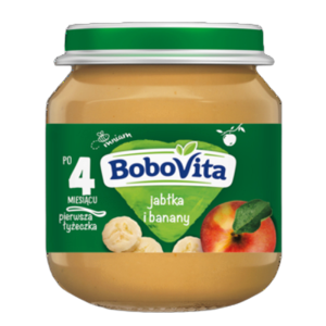 BoboVita Deserek Jabłka i banany po 4 miesiącu 125g