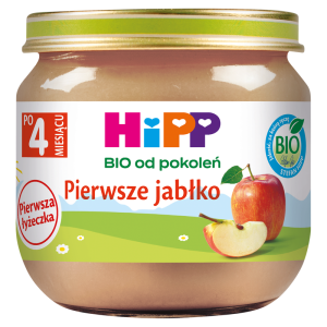 HiPP BIO od pokoleń, Pierwsze jabłko, po 4. m-cu, 80 g