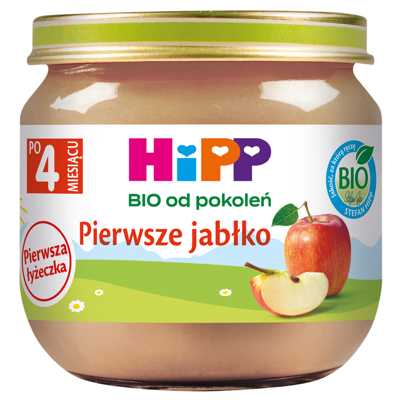 HiPP BIO od pokoleń, Pierwsze jabłko, po 4. m-cu, 80 g