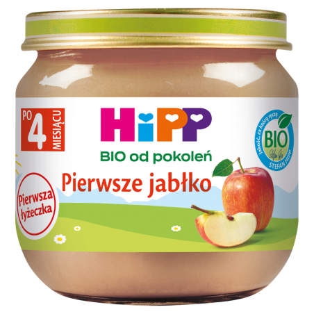 HiPP BIO od pokoleń, Pierwsze jabłko, po 4. m-cu, 80 g