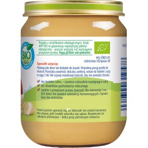 HiPP BIO od pokoleń, Brzoskwinie z bananami, po 4. m-cu, 125 g