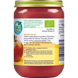 HiPP BIO od pokoleń, Maliny i jabłka z kleikiem ryżowym, po 5. m-cu, 190 g