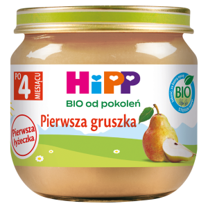 HiPP BIO od pokoleń, Pierwsza gruszka, po 4. m-cu, 80 g