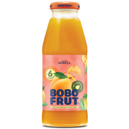 Bobo Frut Nektar Jabłko morela 300 ml po 6 miesiącu