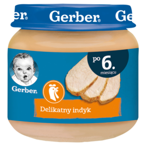 Gerber Obiadek delikatny indyk po 6 miesiącu 80 g