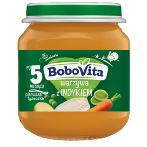 BoboVita Obiadek Warzywa z indykiem po 5 miesiącu 125g