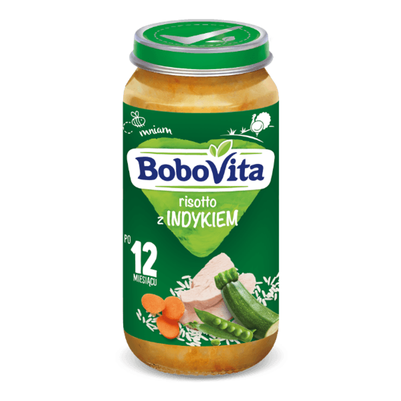 BoboVita Risotto z indykiem po 12 miesiącu 250 g