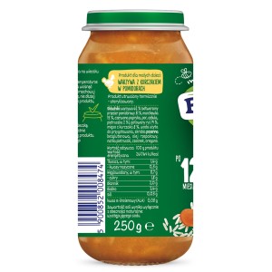 BoboVita Warzywa z kurczakiem w pomidorach po 12. miesiącu 250 g
