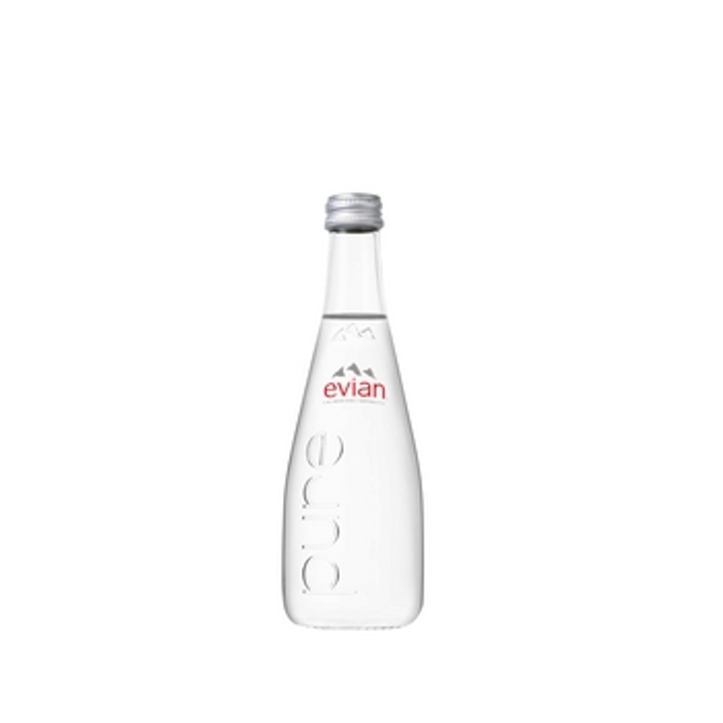 EVIAN woda mineralna, szkło 330ml