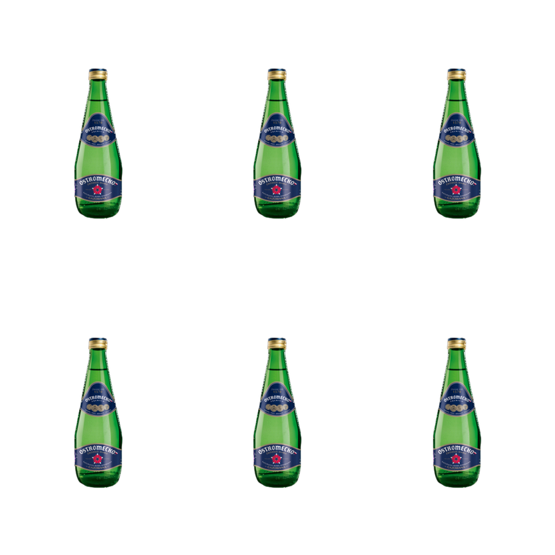 Ostromecko Woda Mineralna gazowana 700ml X6