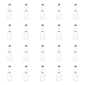 EVIAN woda mineralna gazowana szkło 330ml X20