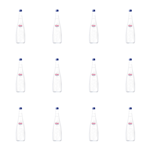 EVIAN woda mineralna gazowana szkło 750ml X12
