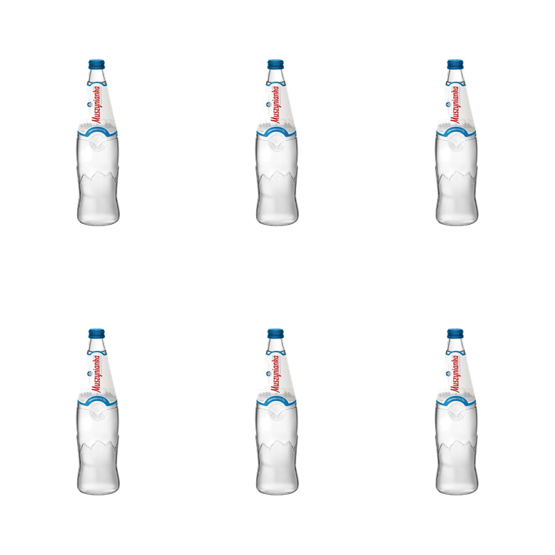 Muszynianka woda mineralna wysokozmineralizowana średnionasycona CO2 0,7l X6