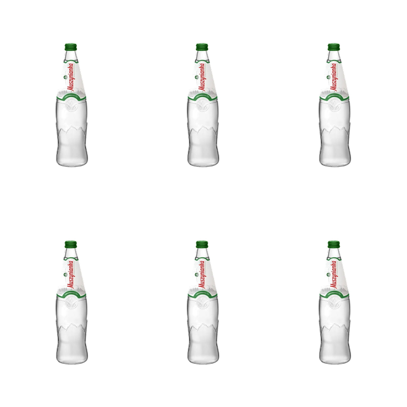 Muszynianka woda mineralna wysokozmineralizowana niskonasycona CO2 0,7l X6