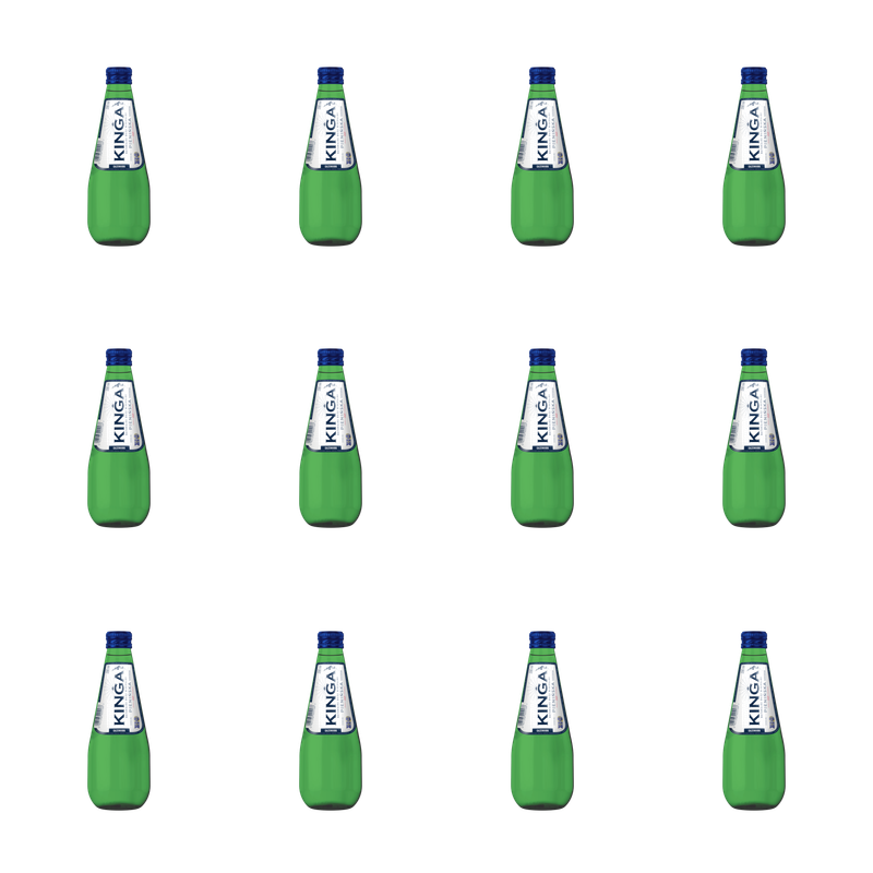 Woda Mineralna Kinga Pienińska 330ml gazowana X12