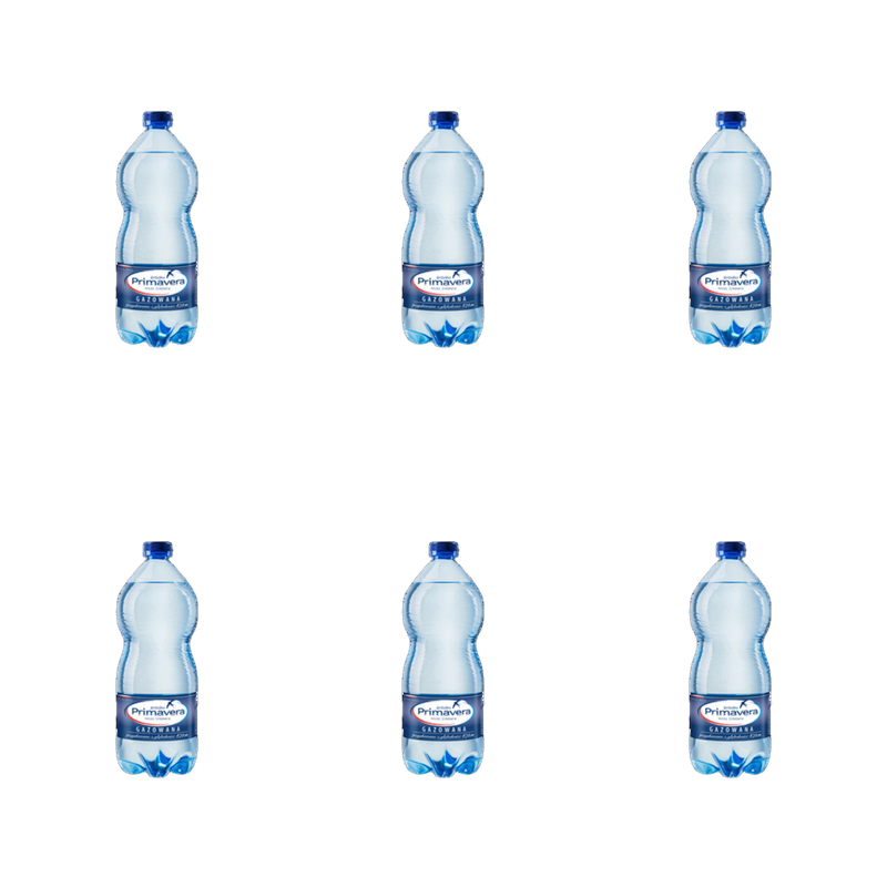 Primavera Woda Źródlana gazowana pet 1l X6