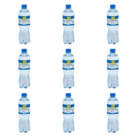 TOPSELLER Woda źródlana lekko gazowana 500 ml X9