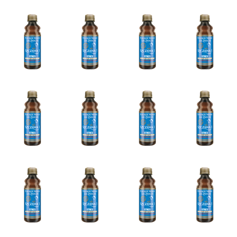 Polskie Wody Lecznicze Szczawia I - Mineralna Woda Lecznicza 330 ml X12