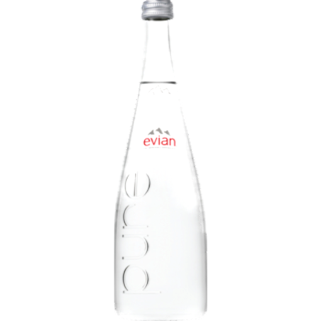 EVIAN woda mineralna, szkło 750ml