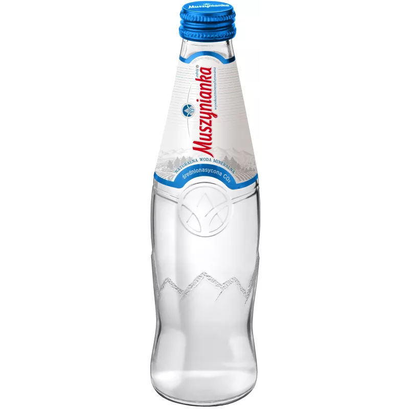 Muszynianka woda mineralna średnionasycona CO2 0,3l
