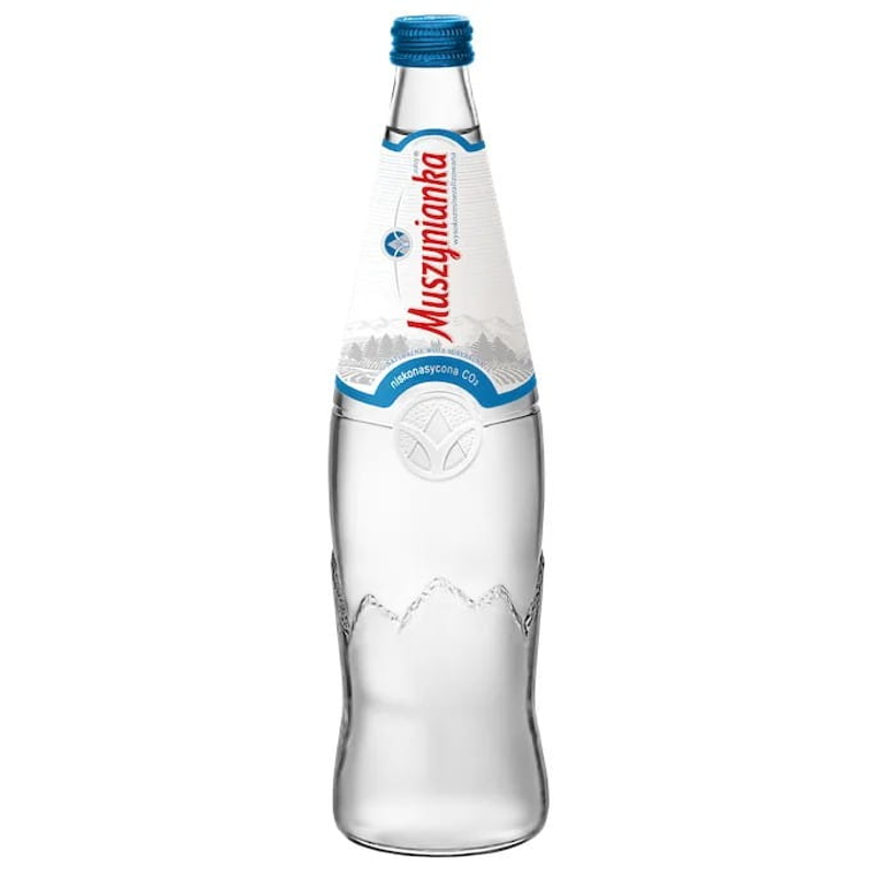 Muszynianka woda mineralna wysokozmineralizowana średnionasycona CO2 0,7l