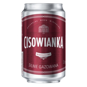woda mineralna Cisowianka silnie gazowana 0,33L