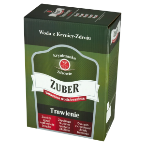 Zuber Woda lecznicza 3l karton