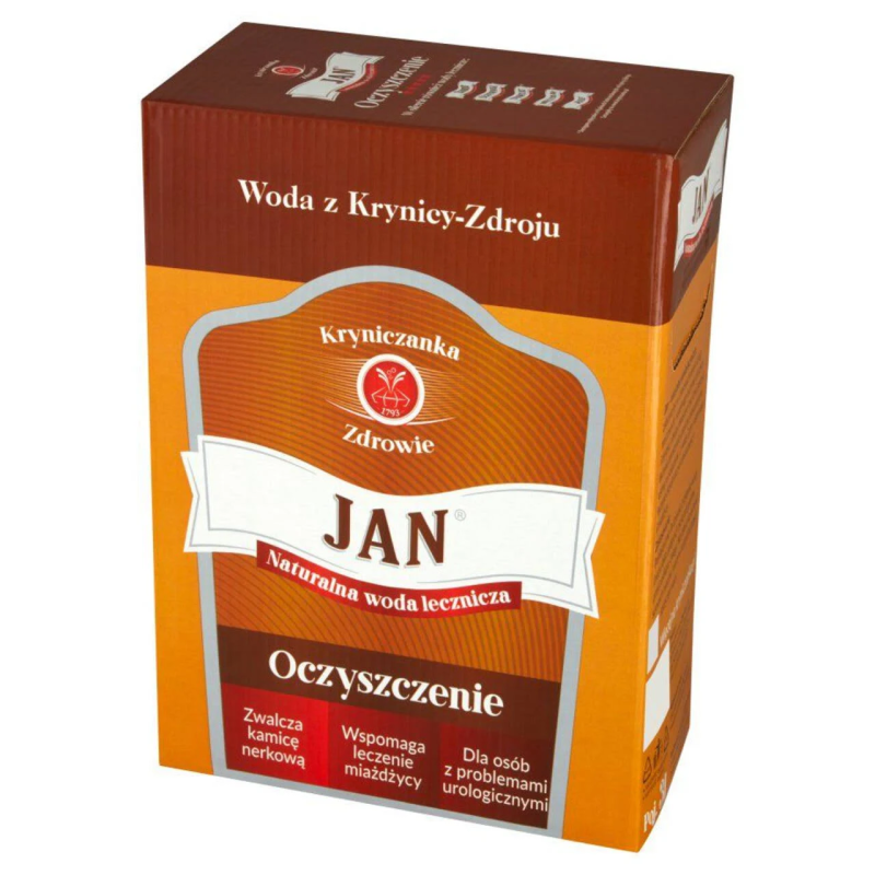 Jan Woda lecznicza 3l karton