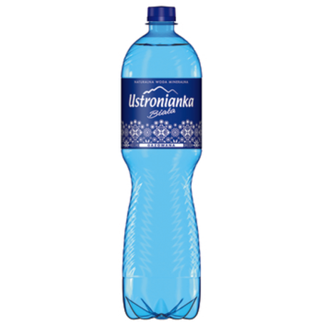 Ustronianka Biała woda mineralna gazowana 1,5l