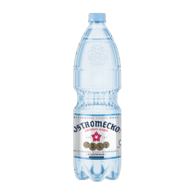 Ostromecko Woda Mineralna gazowana niskosodowa 1,5l