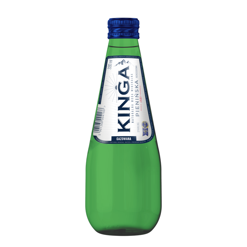 Woda Mineralna Kinga Pienińska 330ml gazowana