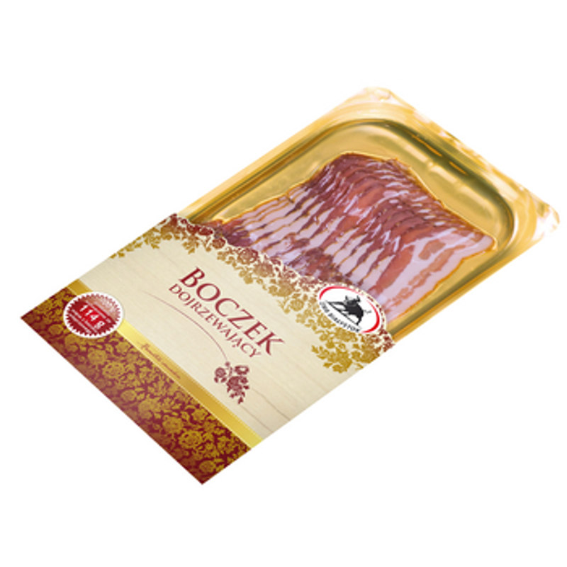 Boczek wieprzowy dojrzewający plastry 100 g ZMB
