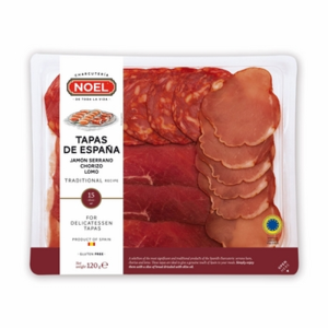 Tapas Serrano, Chorizo, Lomo 120g Noel