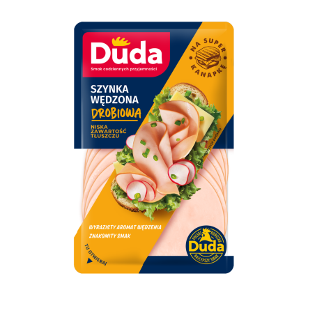 Szynka drobiowa wędzona 100 g Duda