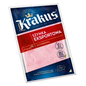 Szynka eksportowa plastry 120 g Krakus