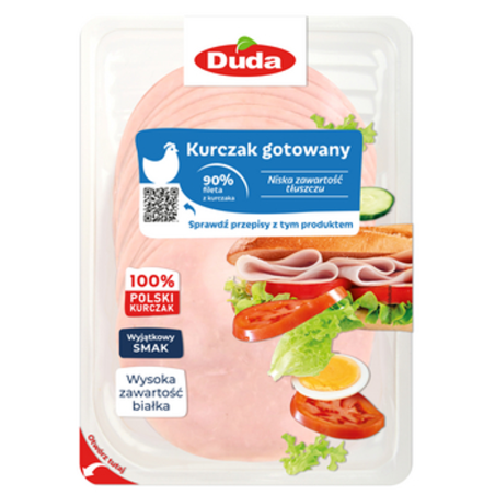 Kurczak gotowany z kurnej półki 80 g Duda