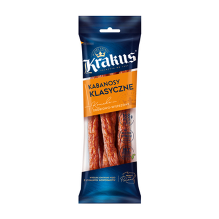 Kabanosy drobiowo-wieprzowe 150 g Krakus
