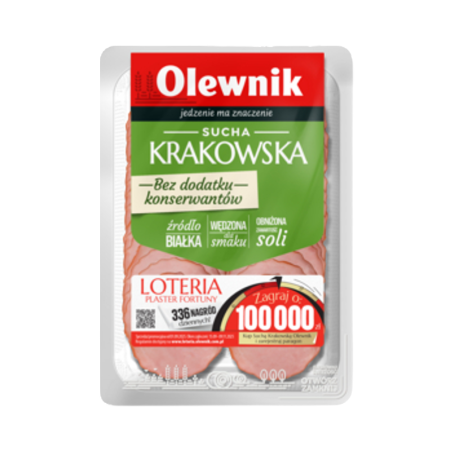 Sucha krakowska bez konserwantów 80 g Olewnik