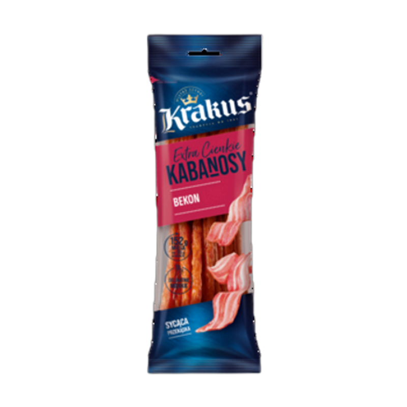 Kabanosy z bekonem 95 g Krakus