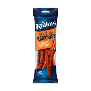 Kabanosy drobiowo-wieprzowe 95 g Krakus