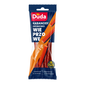 Kabanosy drobiowo-wieprzowe 95g Duda