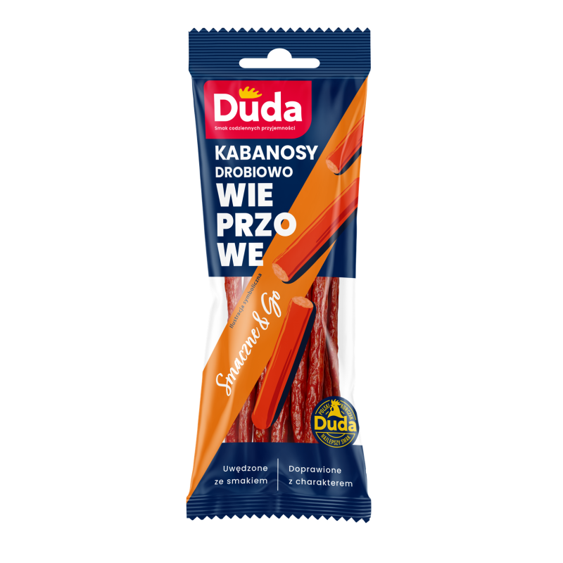 Kabanosy drobiowo-wieprzowe 95g Duda