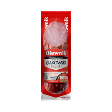 Sucha krakowska z szynki 255 g Olewnik