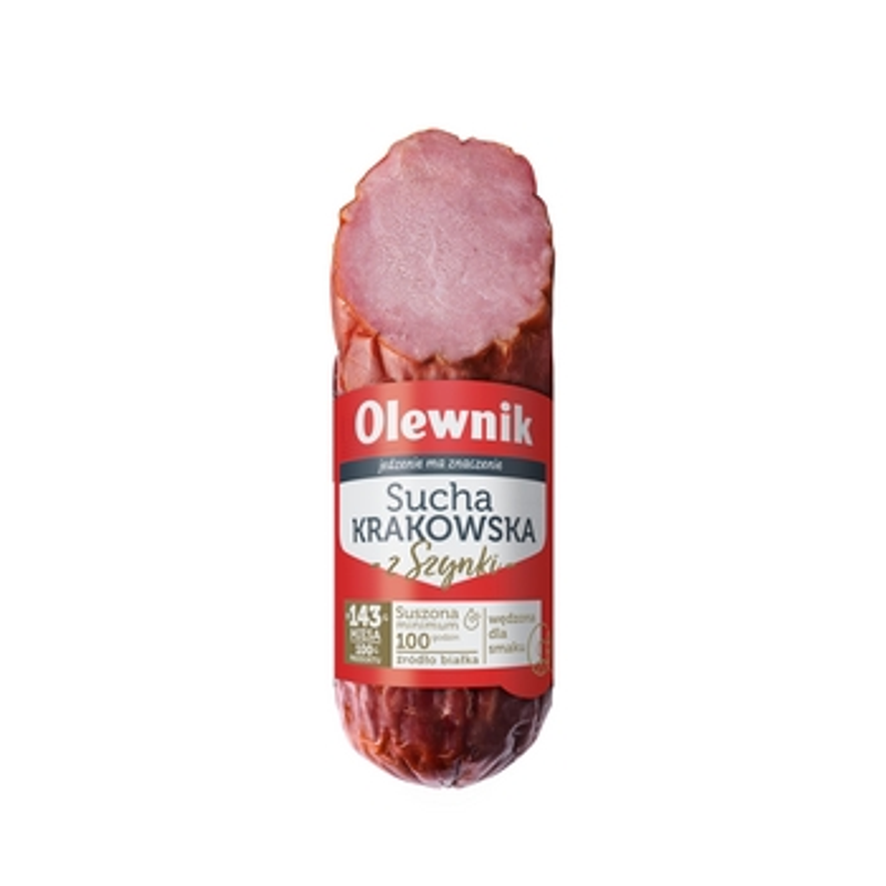 Sucha krakowska z szynki 320 g Olewnik